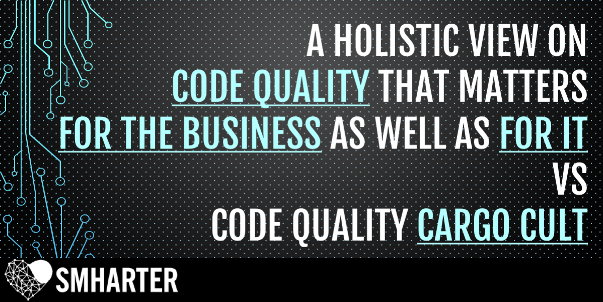 A holistic view of code quality